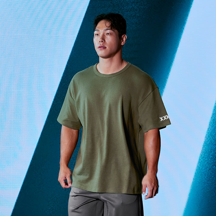 Stretch Logo Overfit Short Sleeve