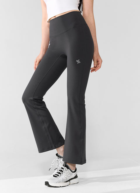 [SET] Breathable Mesh Back Twist Short Sleeve+XELLA™ Intension Bootcut Pants 9"