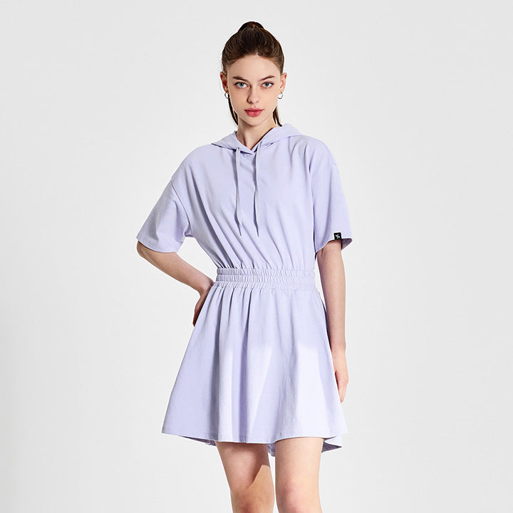 Cotton Banding Back open One-Piece Dress