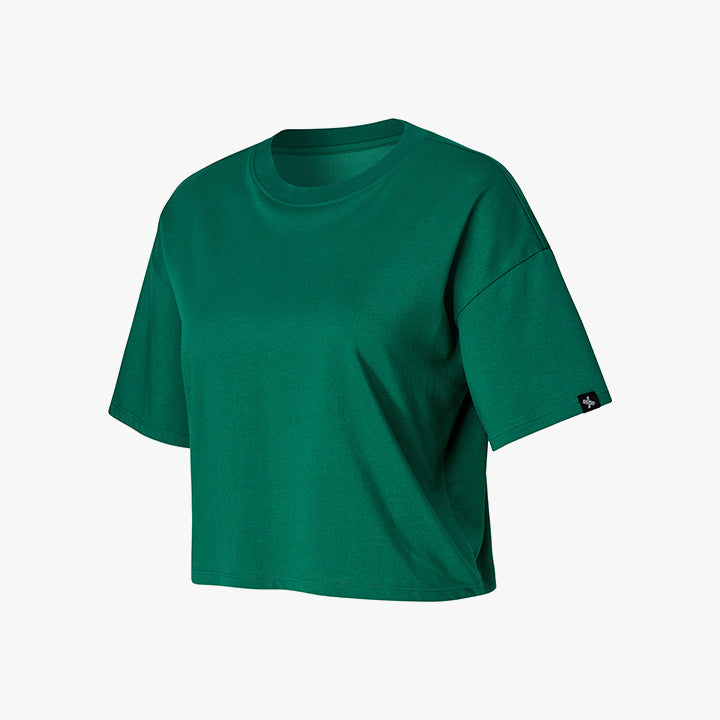 Cool Touch Basic Crop T-shirts