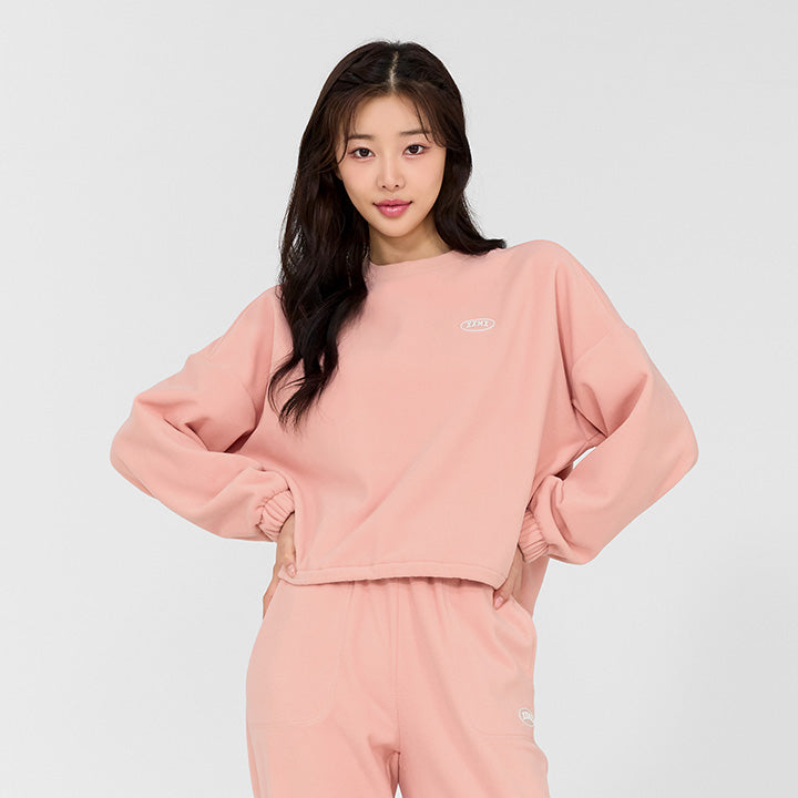 Light Fleece Crop Sweatshirt