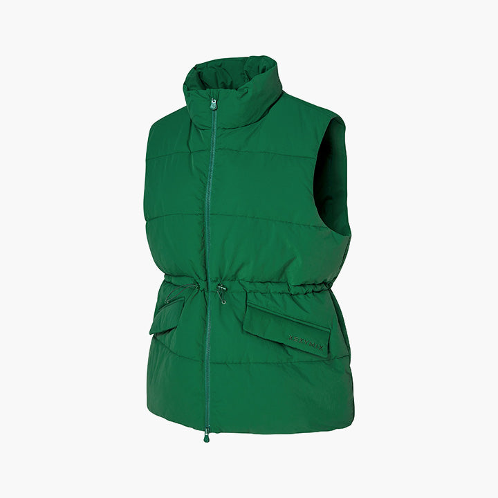 High Neck Overfit Padding Vest