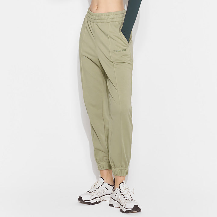 Pintuck Jogger Pants