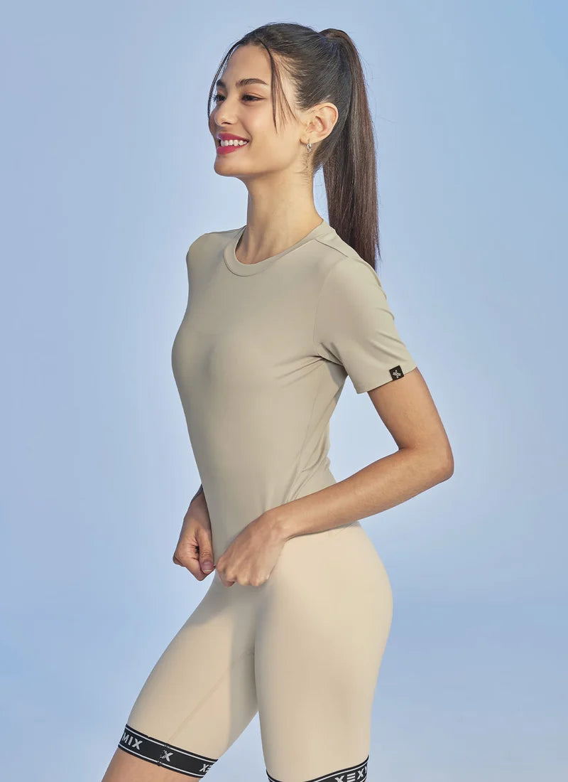 [2 FOR] Ice Feather Cropped Short Sleeve