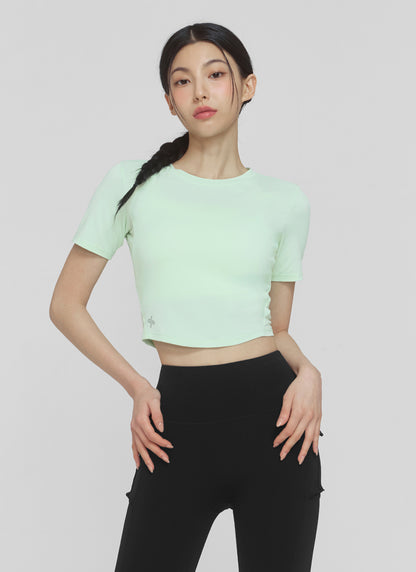 [2 FOR] Ice Scent Cropped Short Sleeve