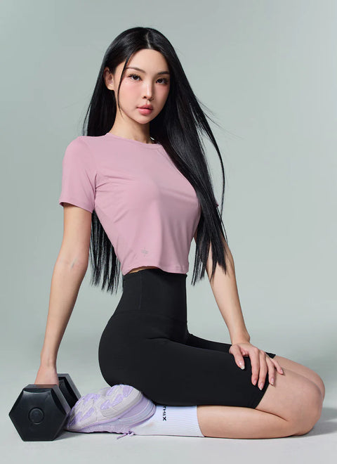 [2 FOR] Ice Scent Cropped Short Sleeve