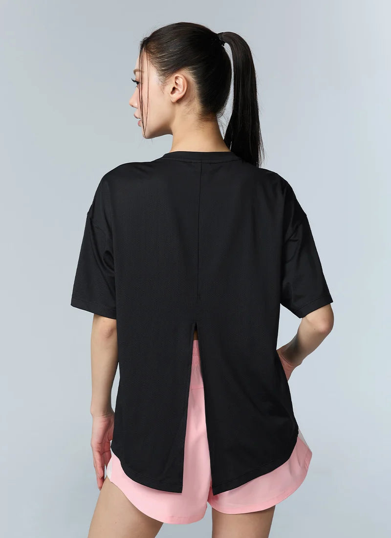 [2 FOR] Ice Feather Mesh 2.0 Back Slit Short Sleeve