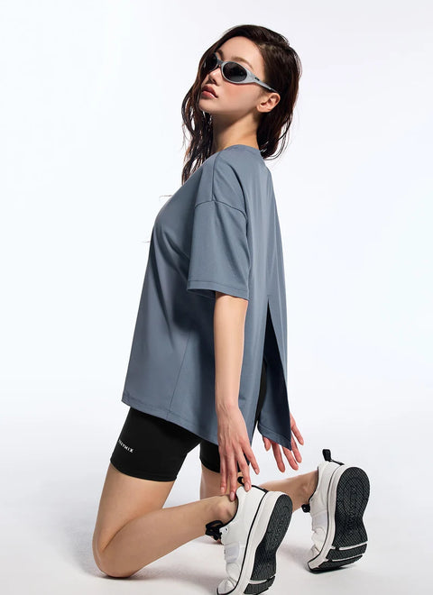 [2 FOR] Ice Feather Mesh 2.0 Back Slit Short Sleeve