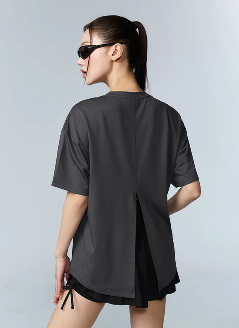 [2 FOR] Ice Feather Mesh 2.0 Back Slit Short Sleeve