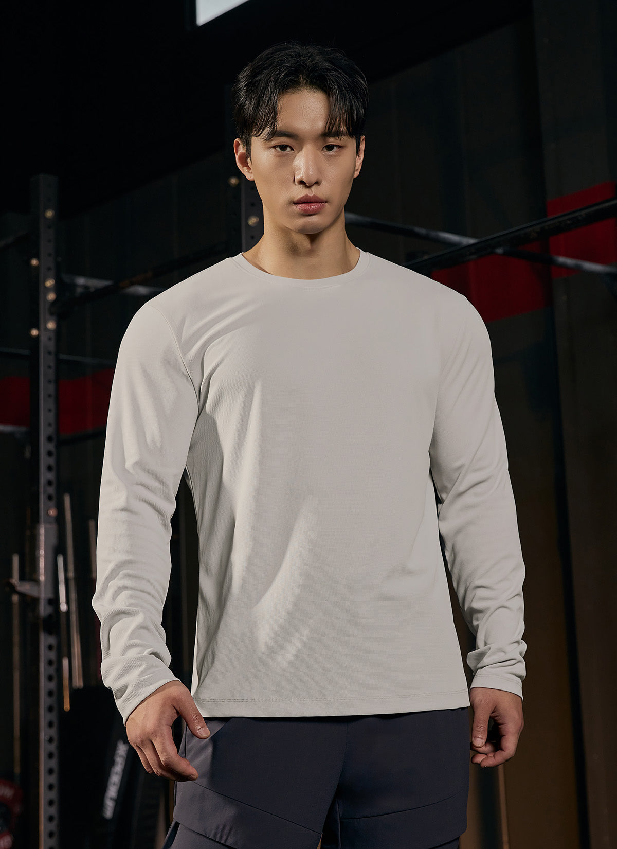 Air Waffle Mesh Men's Regular Fit Long Sleeve