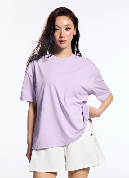 [2 FOR] Ice Feather Mesh 2.0 Back Slit Short Sleeve & Ice Feather Light 2.0 Unbalanced Loosefit Short Sleeve