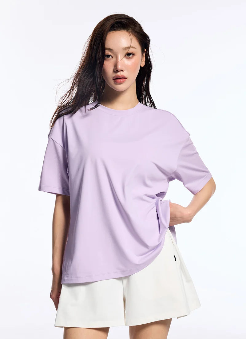 [2 FOR] Ice Feather Mesh 2.0 Back Slit Short Sleeve