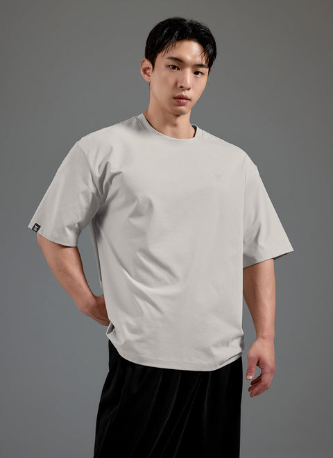 Double Cotton 男性寬版短袖
