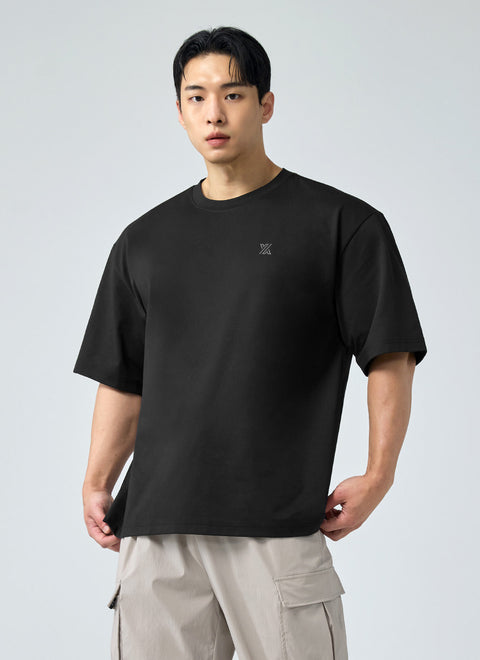 Double Cotton 男性寬版短袖