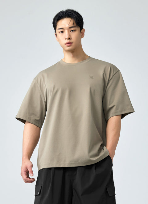 Double Cotton 男性寬版短袖