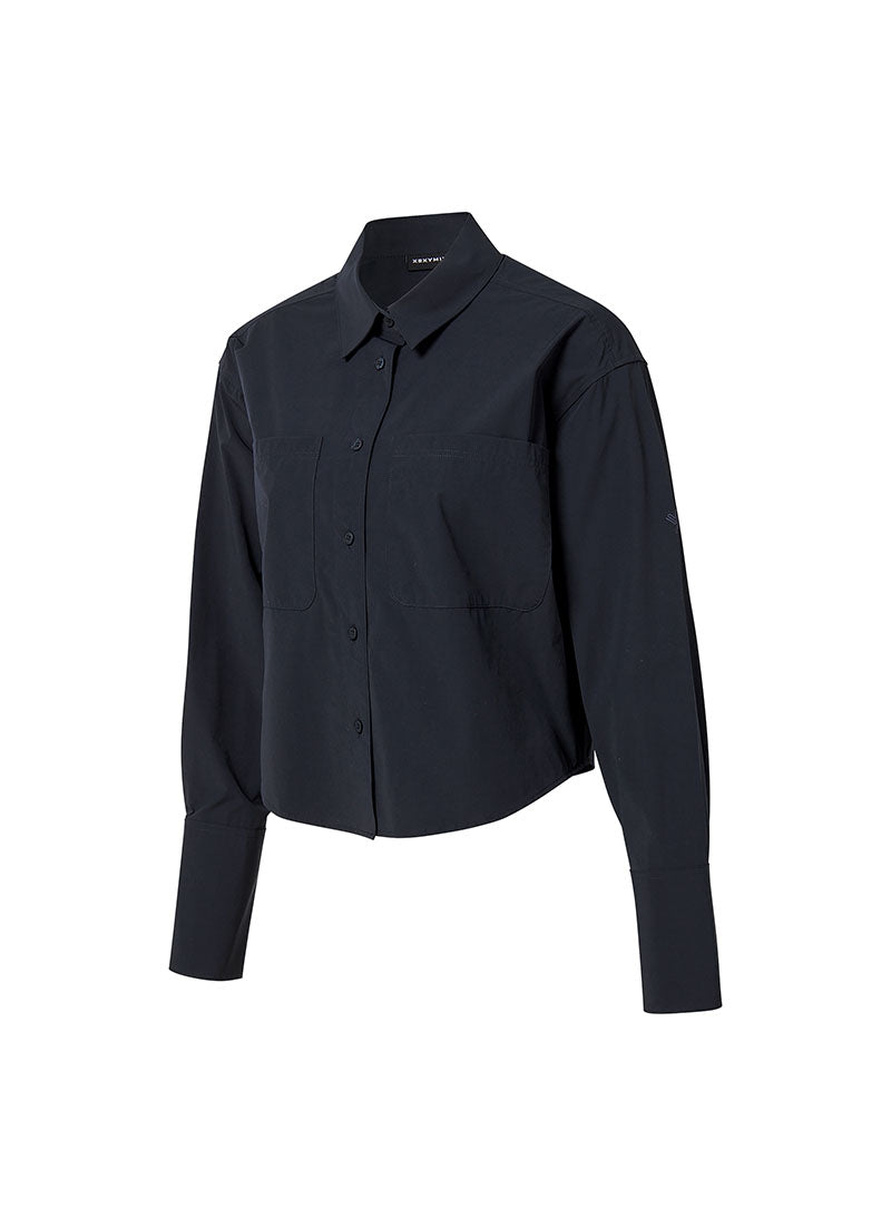 All-Around Stretch Crop Shirt