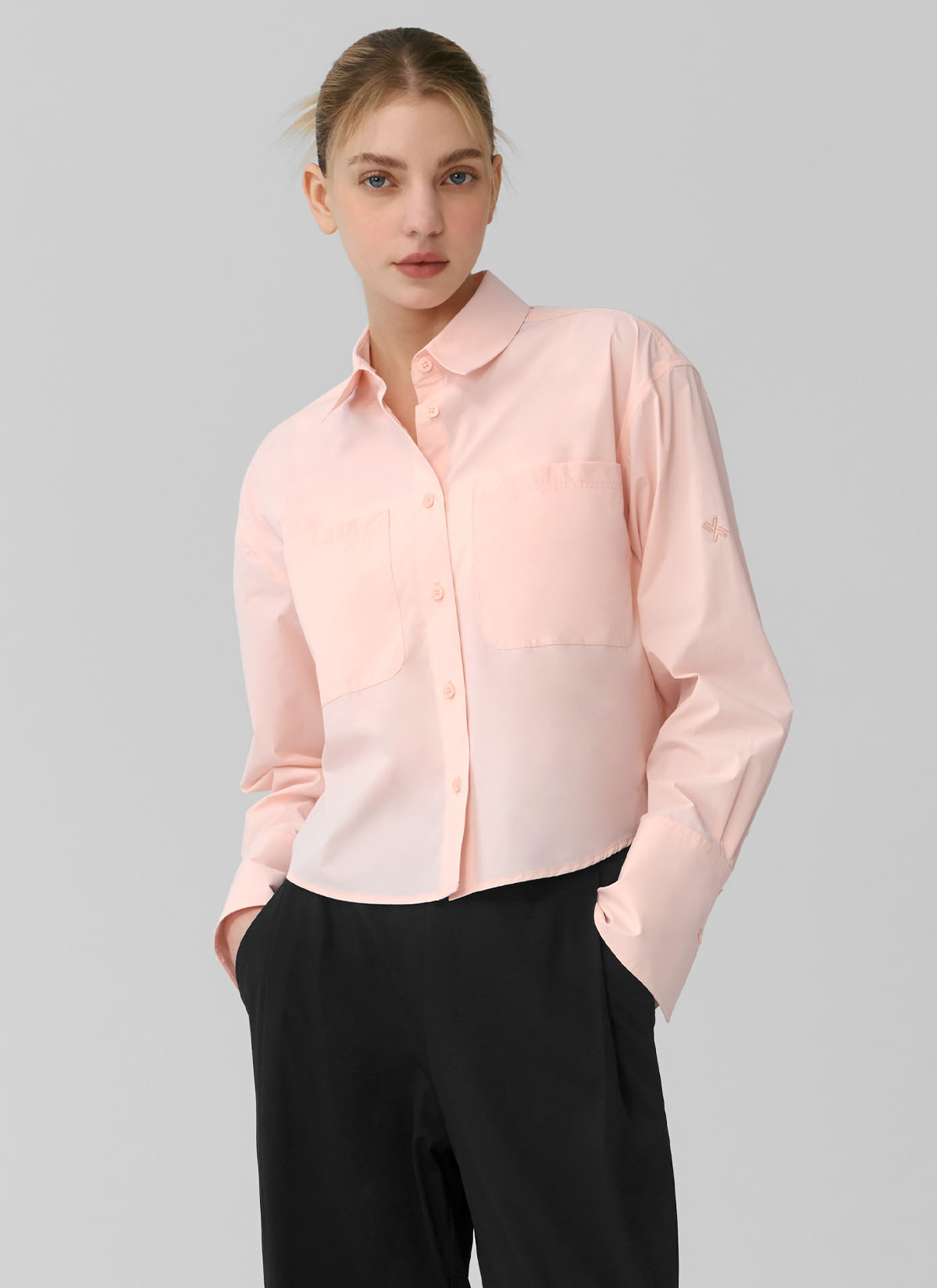 All-Around Stretch Crop Shirt