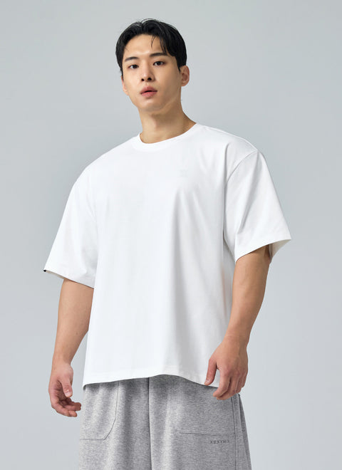 Double Cotton 男性寬版短袖