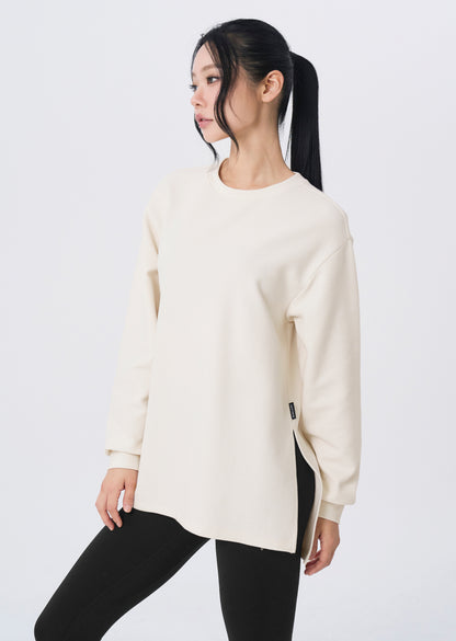 Waffle Texture Over Fit Long Sleeve