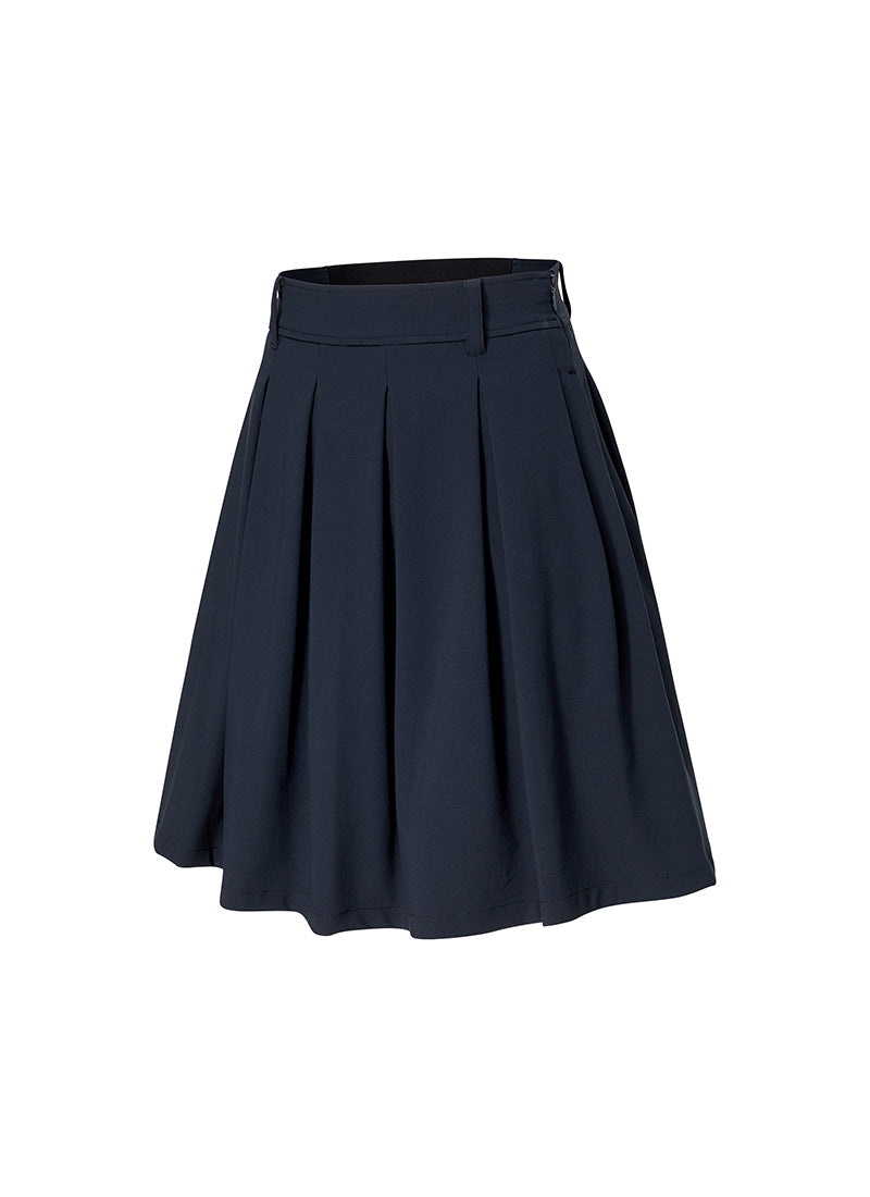 Pleated Midi Skirt