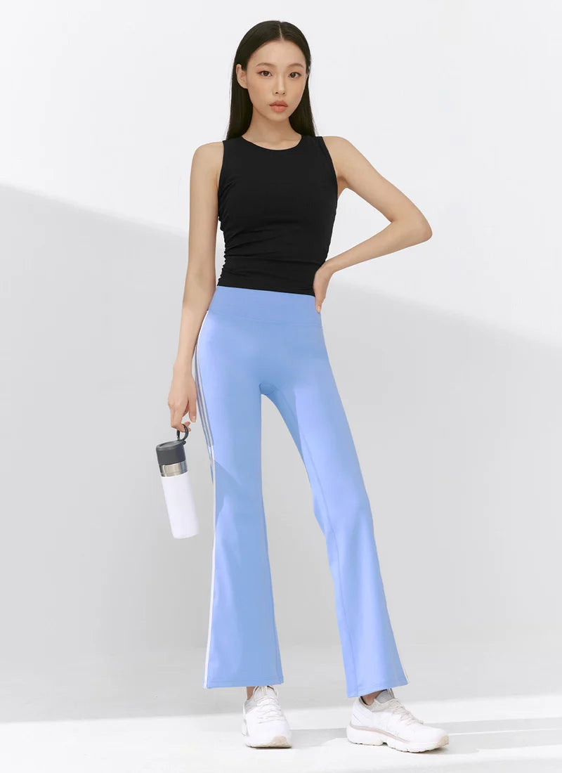 [2 FOR] Comfort Fine Track Line Boot Cut Leggings