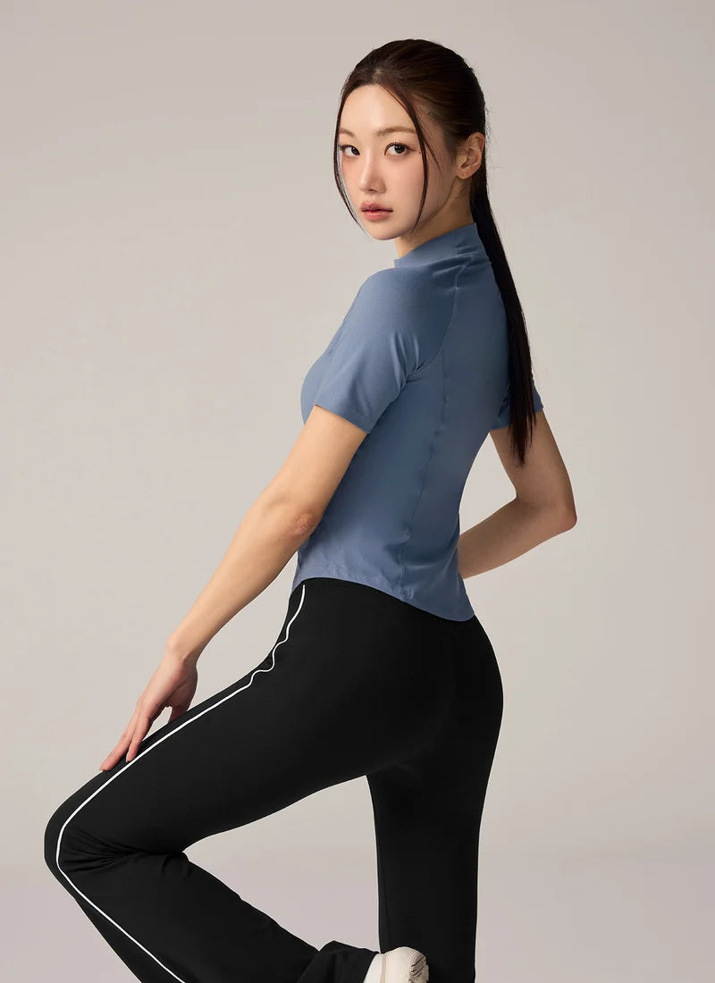 [2 FOR] Comfort Fine Piping Bootcut Leggings