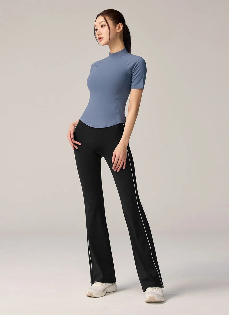 [2 FOR] Comfort Fine Piping Bootcut Leggings