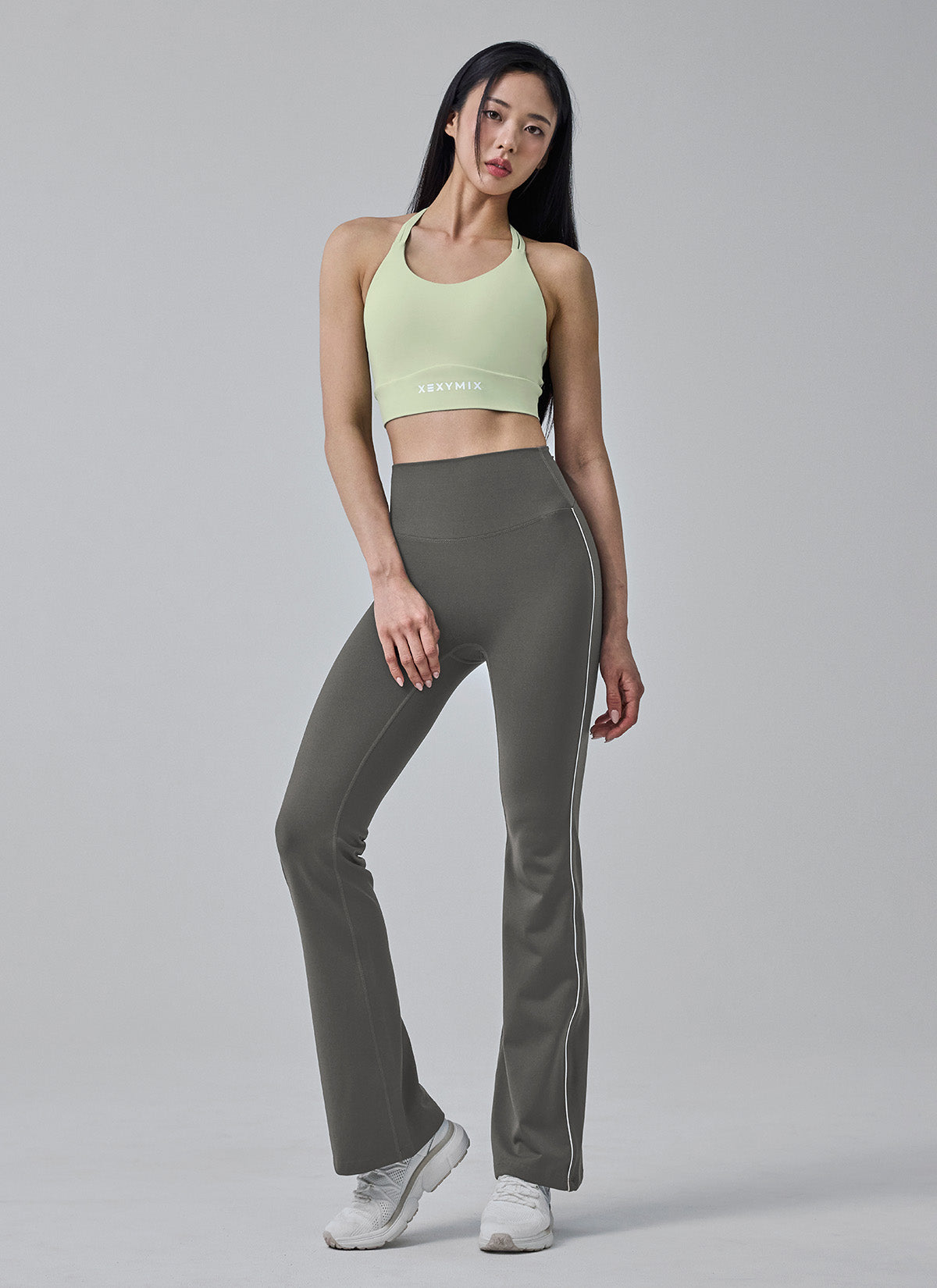 Comfort Fine Piping Bootcut Leggings