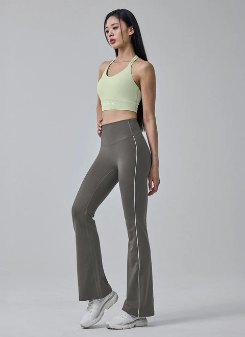 [2 FOR] Comfort Fine Piping Bootcut Leggings