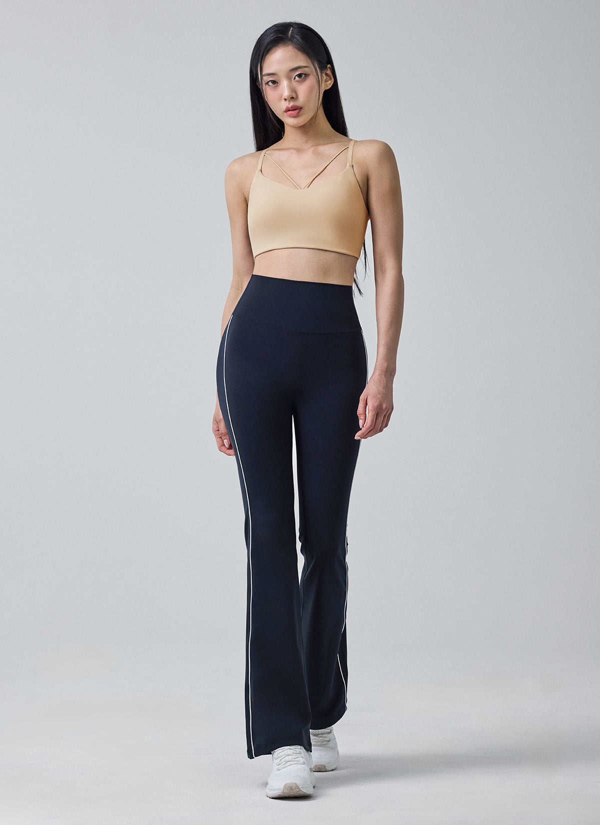 Comfort Fine Piping Bootcut Leggings