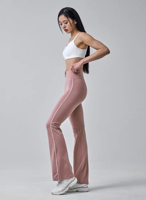 [2 FOR] Comfort Fine Piping Bootcut Leggings