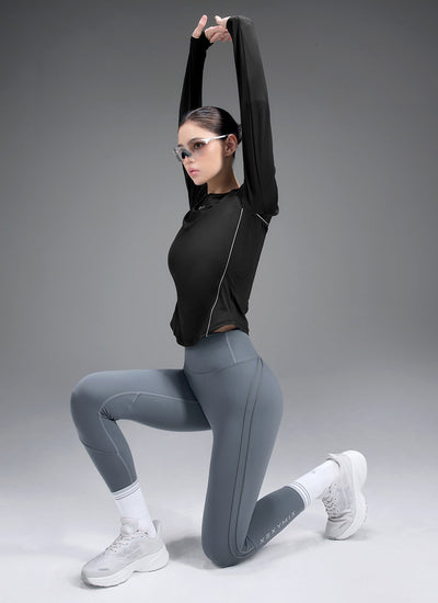 RX Black Label Signature 360N Reflective Piping Leggings