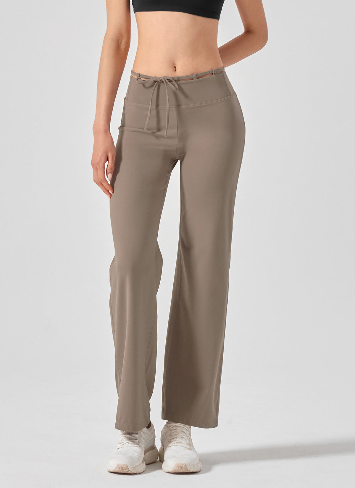 Black Label Power Rise Napping String Wide Leggings