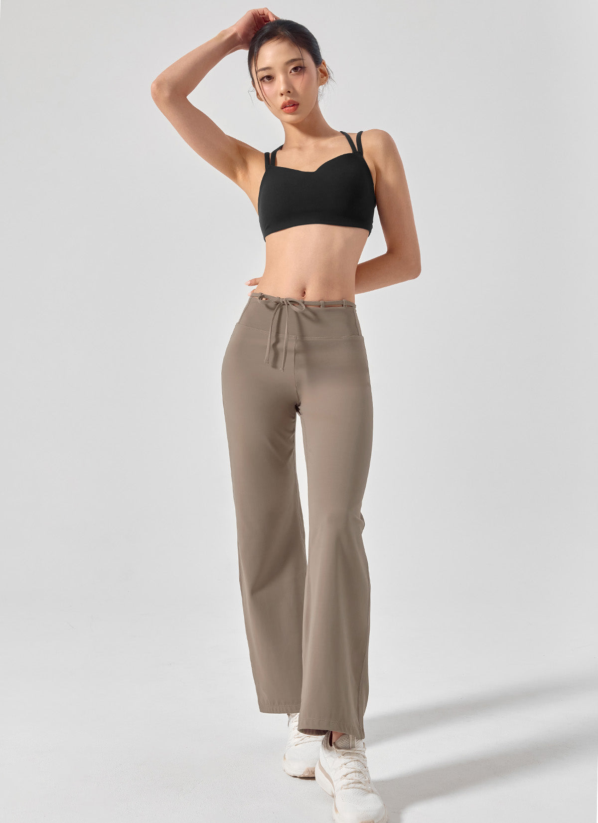 Black Label Power Rise Napping String Wide Leggings