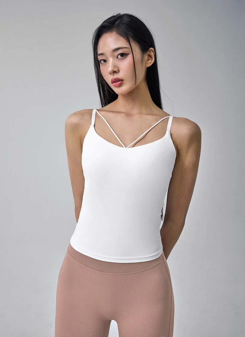 [2 FOR] Black Label Signature Power Rise String Tank Top