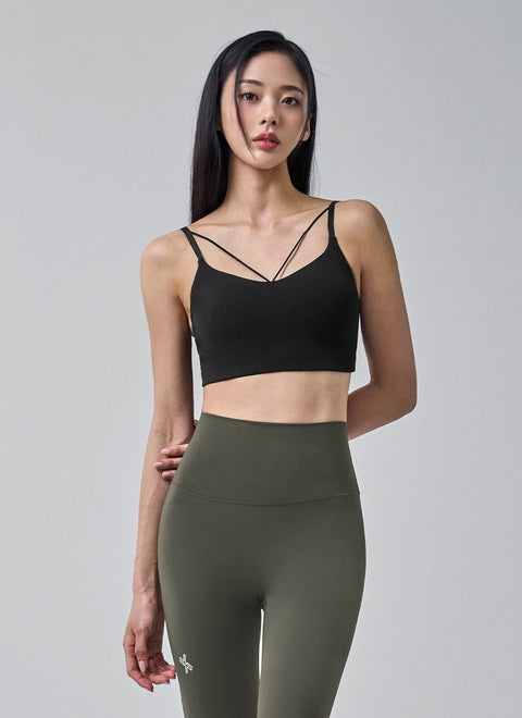 [2 FOR] Black Label Signature Power Rise String Bra