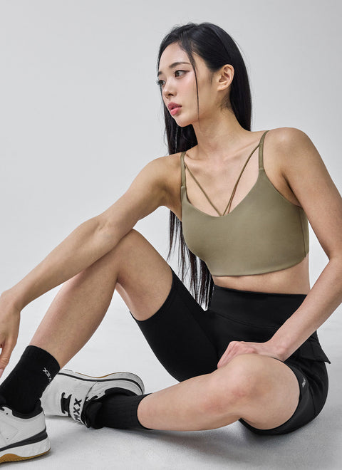 [2 FOR] Black Label Signature Power Rise String Bra