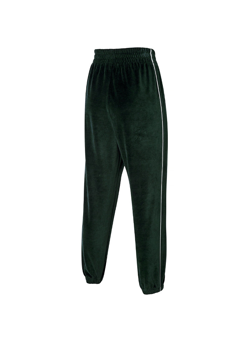 Velour Track Jogger Pants