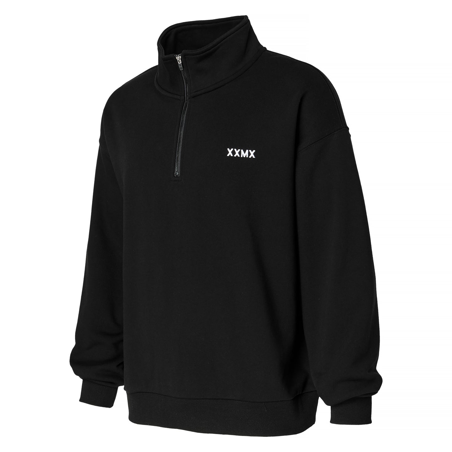 French Terry Half Zip-Up Sweatshirt