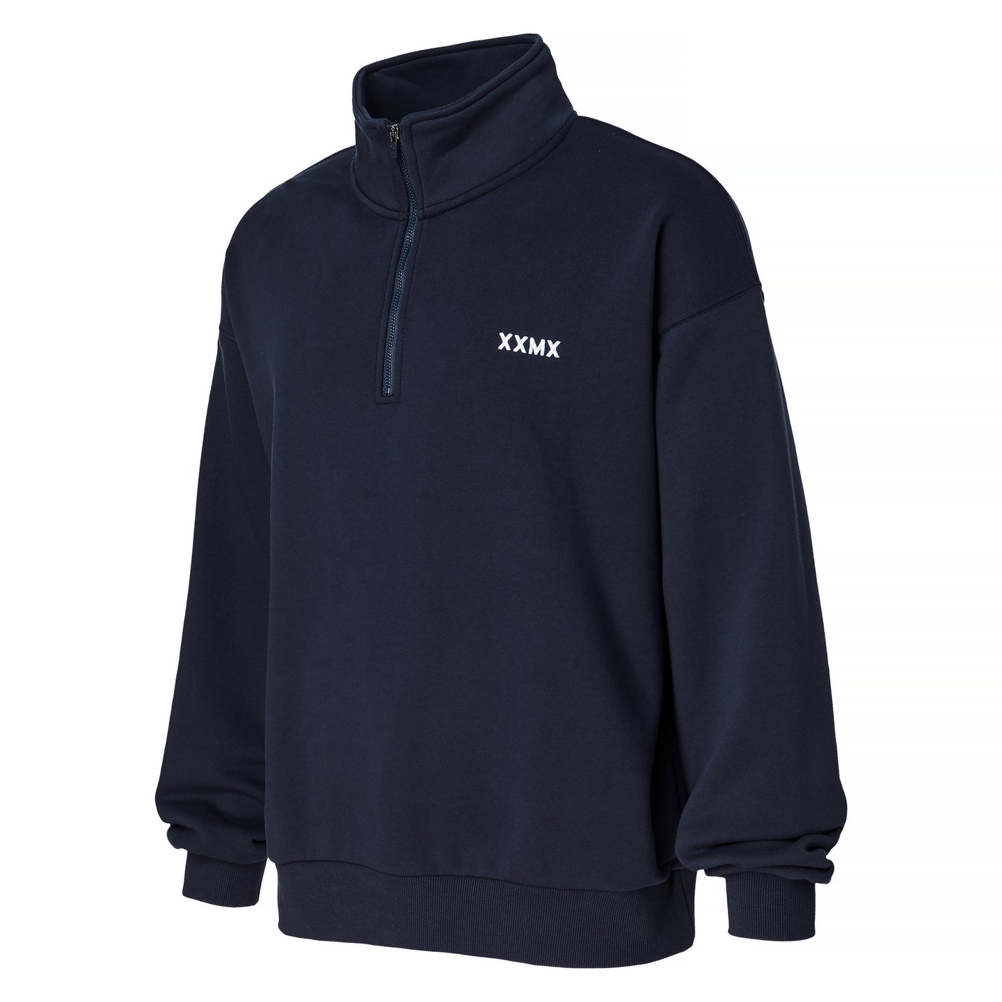 French Terry Half Zip-Up Sweatshirt