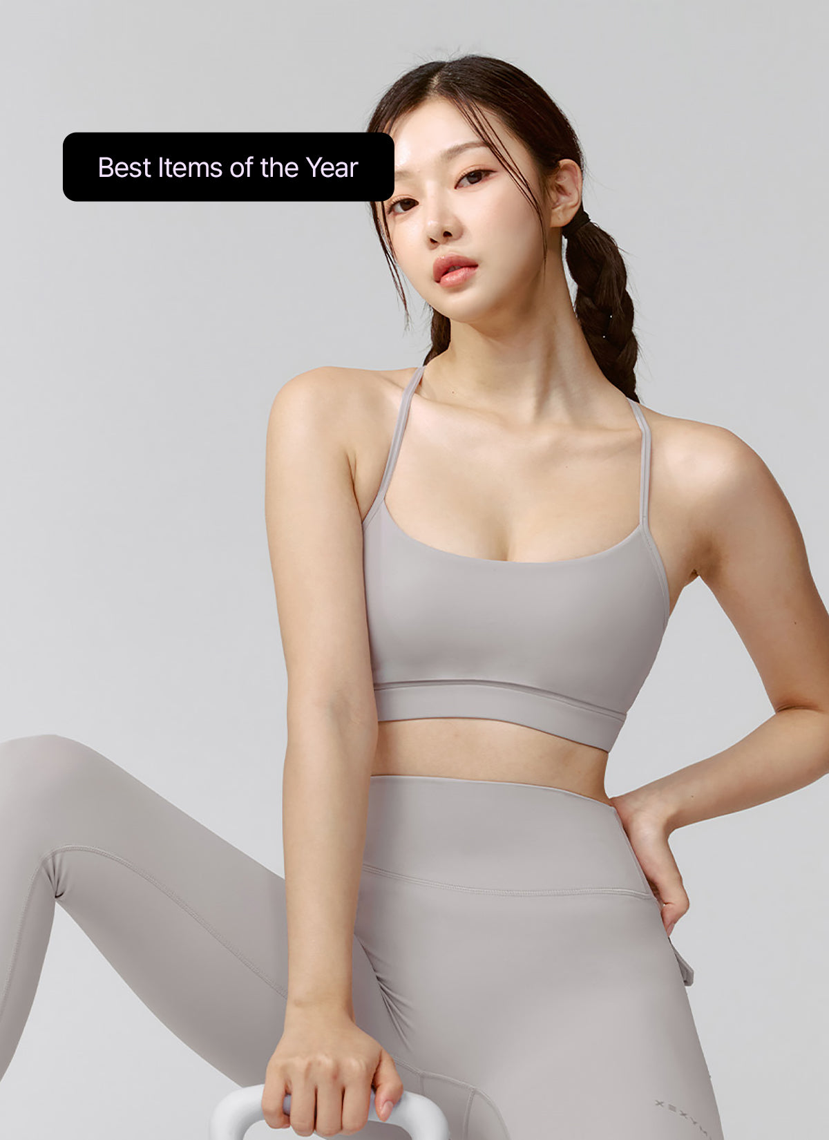 [1+1]Black Label Signature Breathe Racerback Bra Top