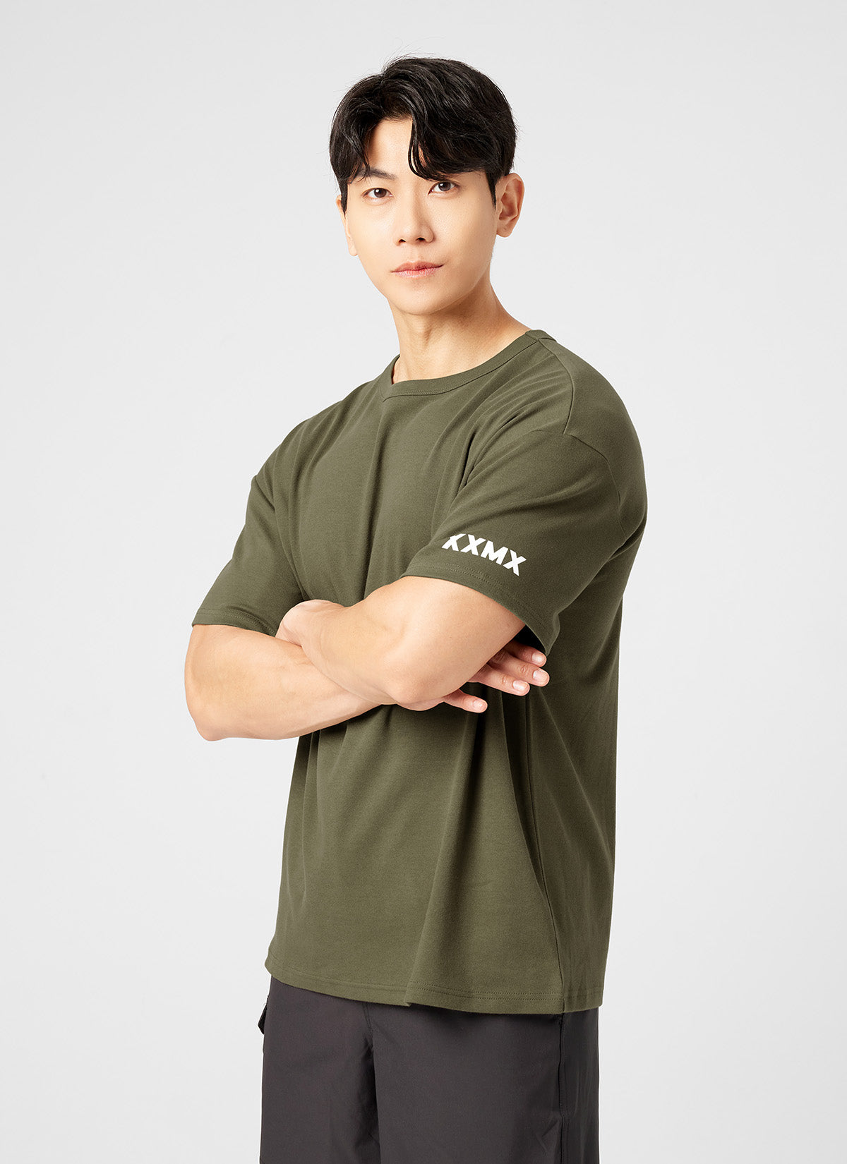 Stretch Logo Overfit Short Sleeve