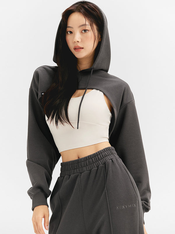 Layered Hood Sweatshirt