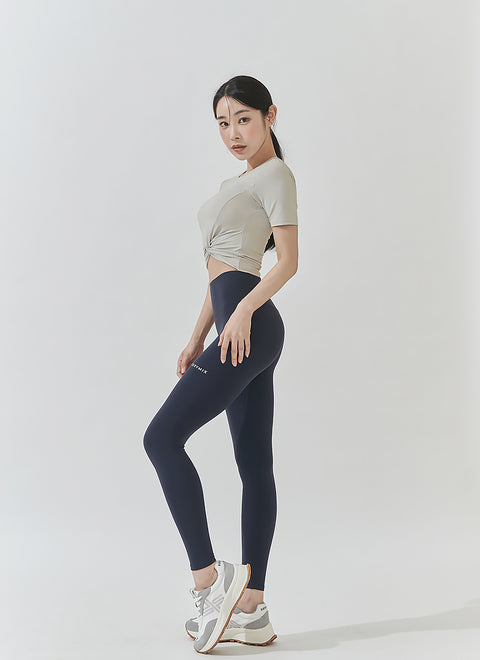 Fresh Feather Twist Cropped Short Sleeve