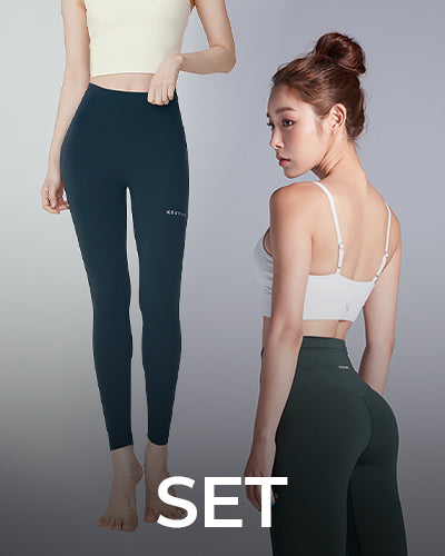 [MUST-HAVE SET] Heidi Basic Bra Top + Black Label 360N Leggings