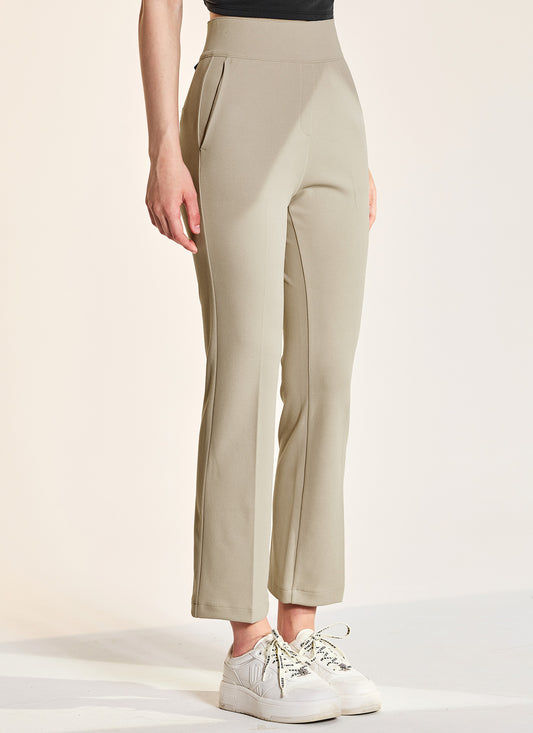 Stretch Banding Boots Cut Slacks