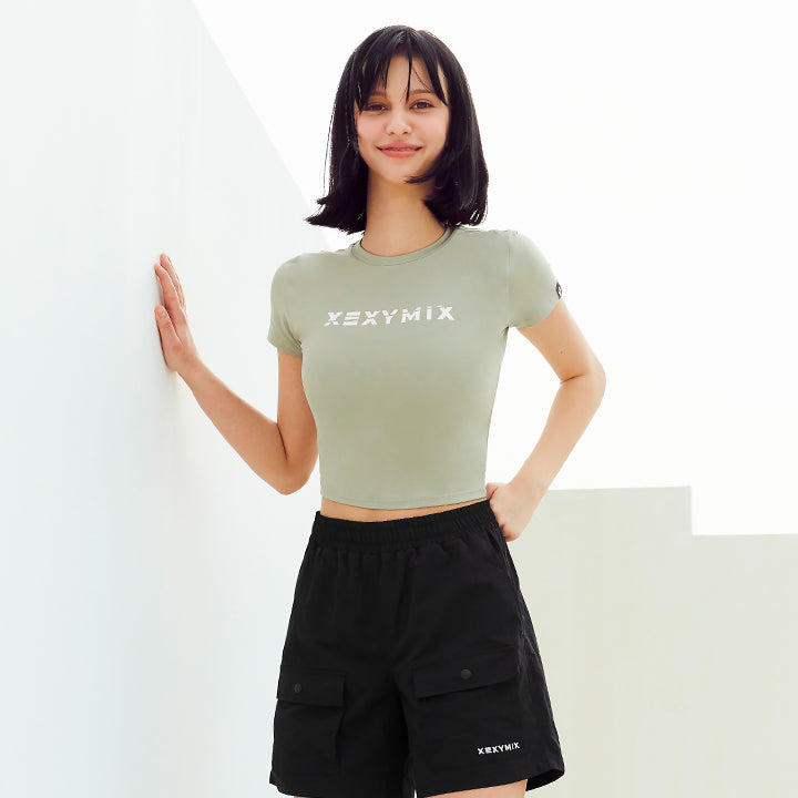 Heva Crop Top _Sage Moss