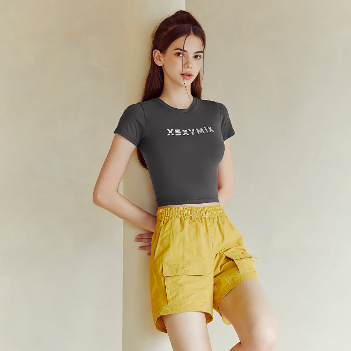 Heva Crop Top_Jet Charcoal